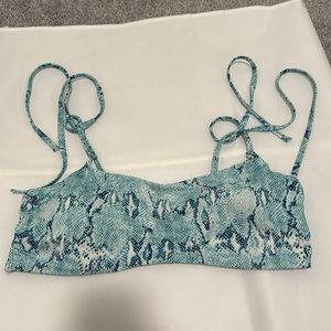 Chelsea 28 | Snakeskin Bandeau Bikini Top